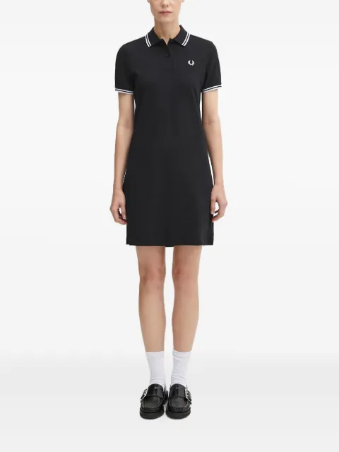 Fred Perry logo-embroidered mini dress