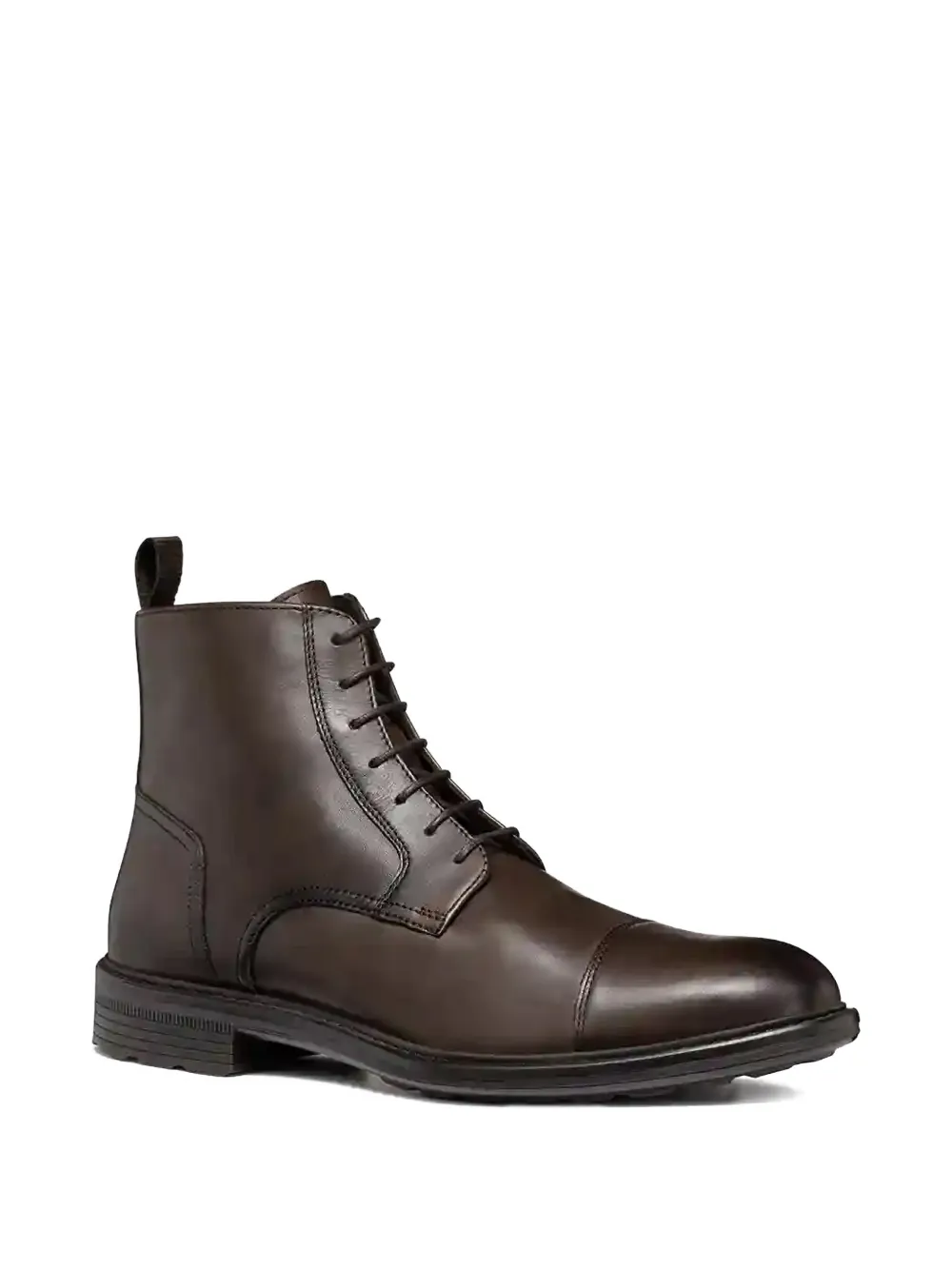 Geox leather lace-up boots | Biker Boots | Image 2