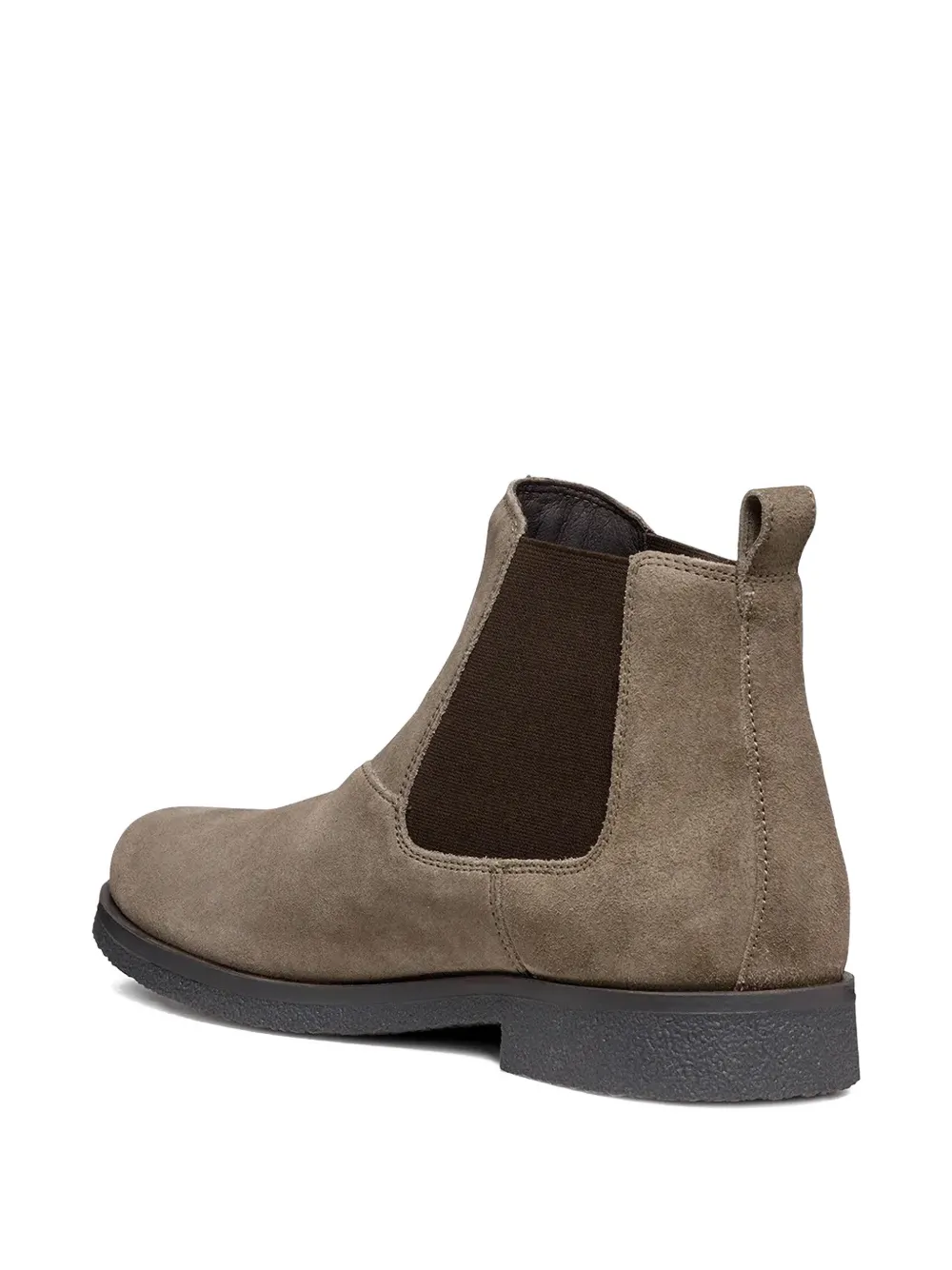 Geox Pull-tab Chelsea Boots In Brown