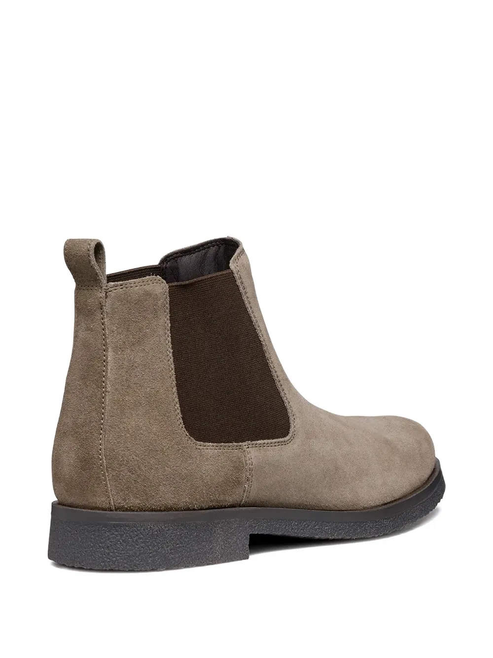 Geox Pull-tab Chelsea Boots In Brown