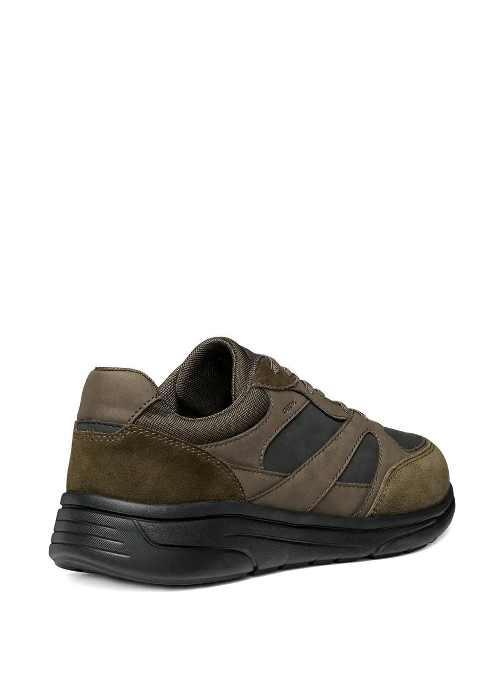 Geox Logo-detail Lace-up Sneakers In Brown