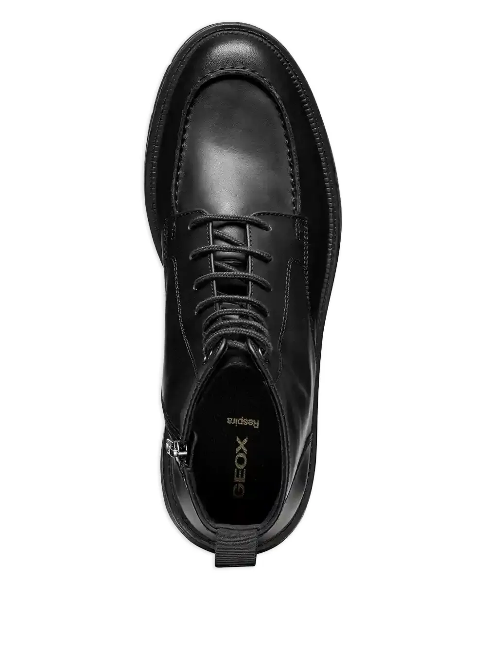 Geox Pove Lace-up Fastening Boots In Black