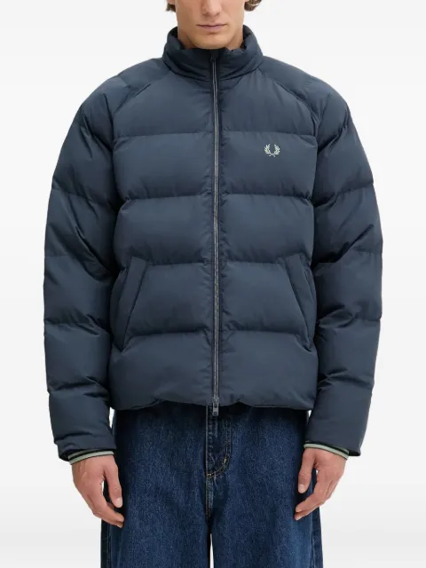 Fred Perry logo-embroidered padded jacket