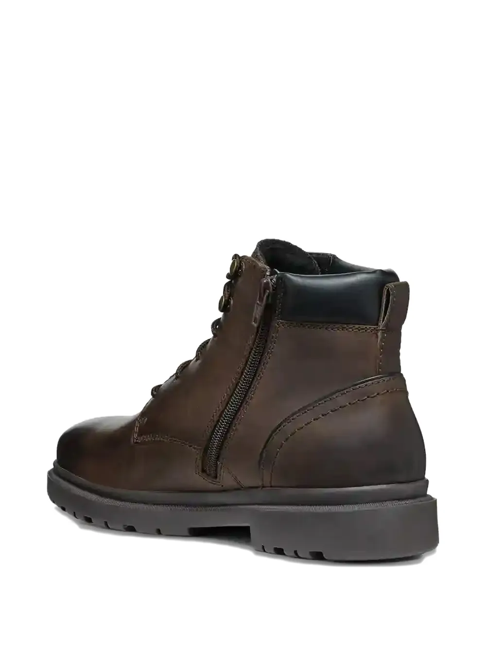 Geox Lace-up Fastening Boots In Brown