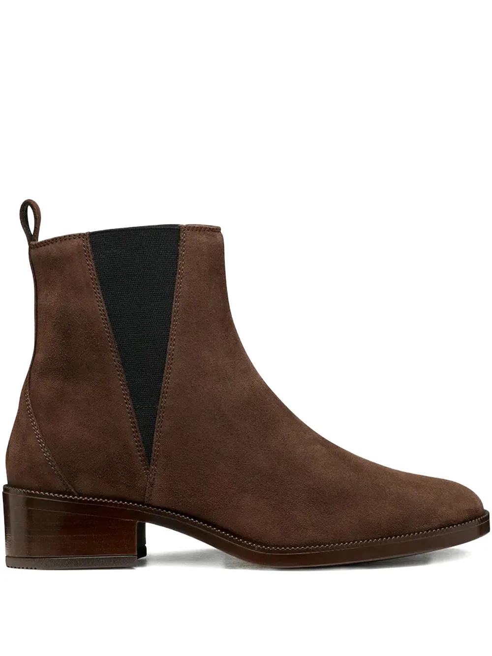Geox 45mm Camexia Pull-on Ankle Boots In Brown