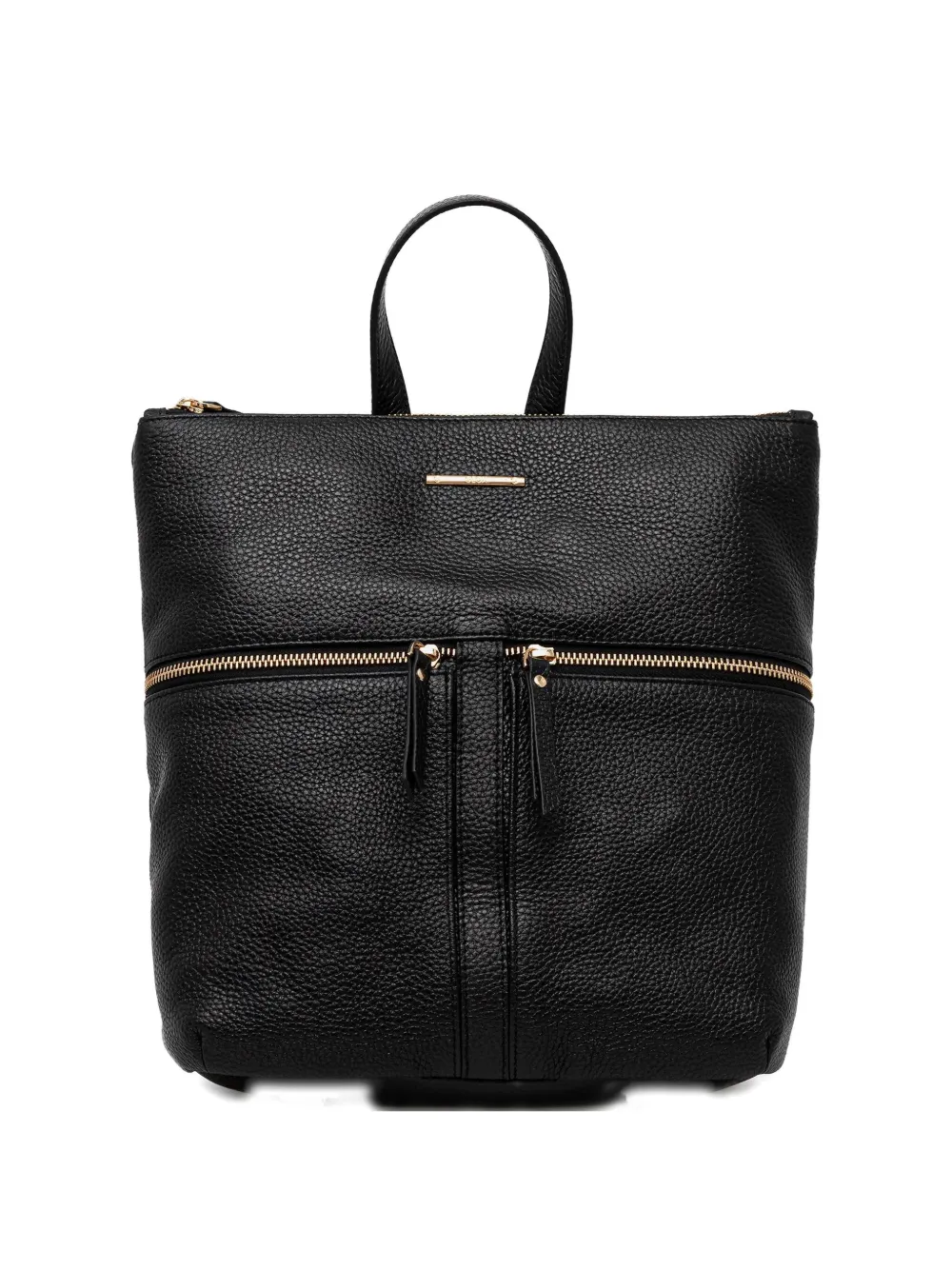 Geox top-zip logo-detail backpack - Nero