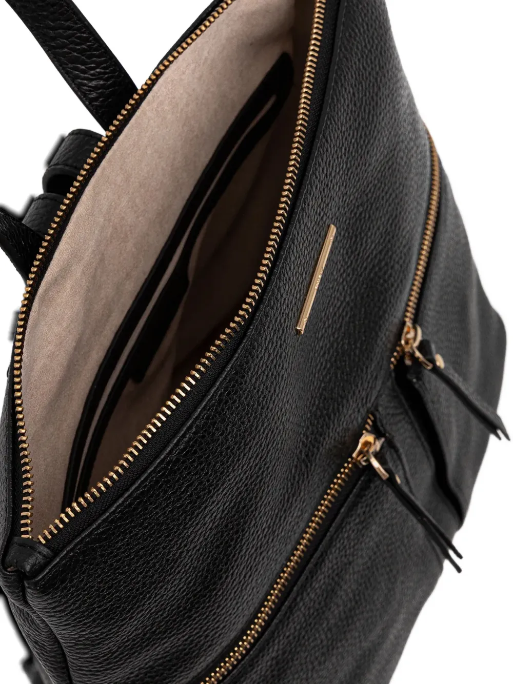 Geox Rugzak met logodetail en rits Zwart