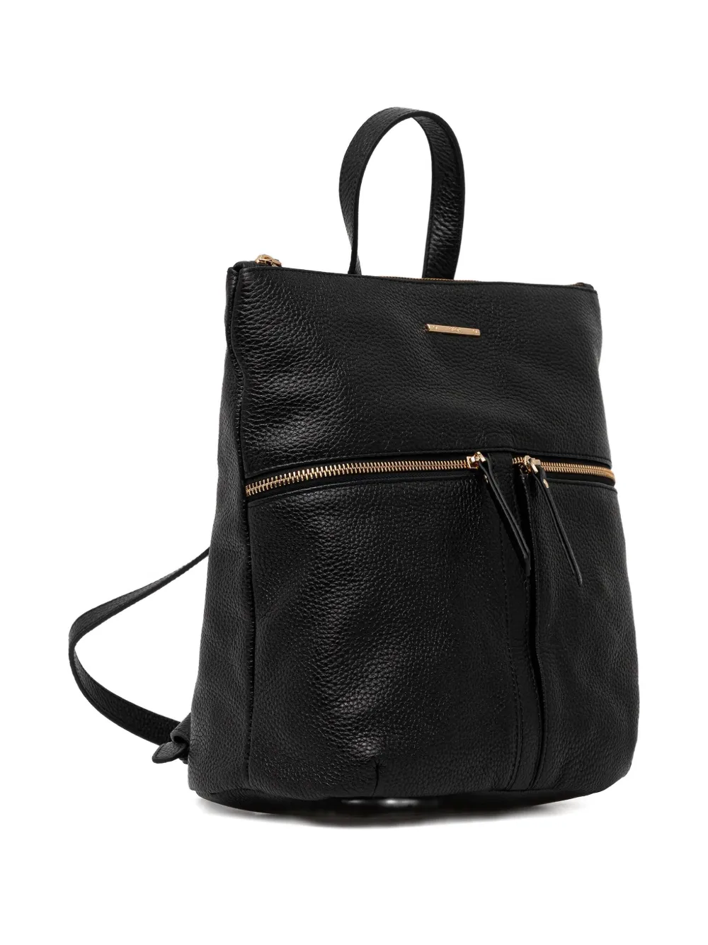 Geox top-zip logo-detail backpack - Zwart