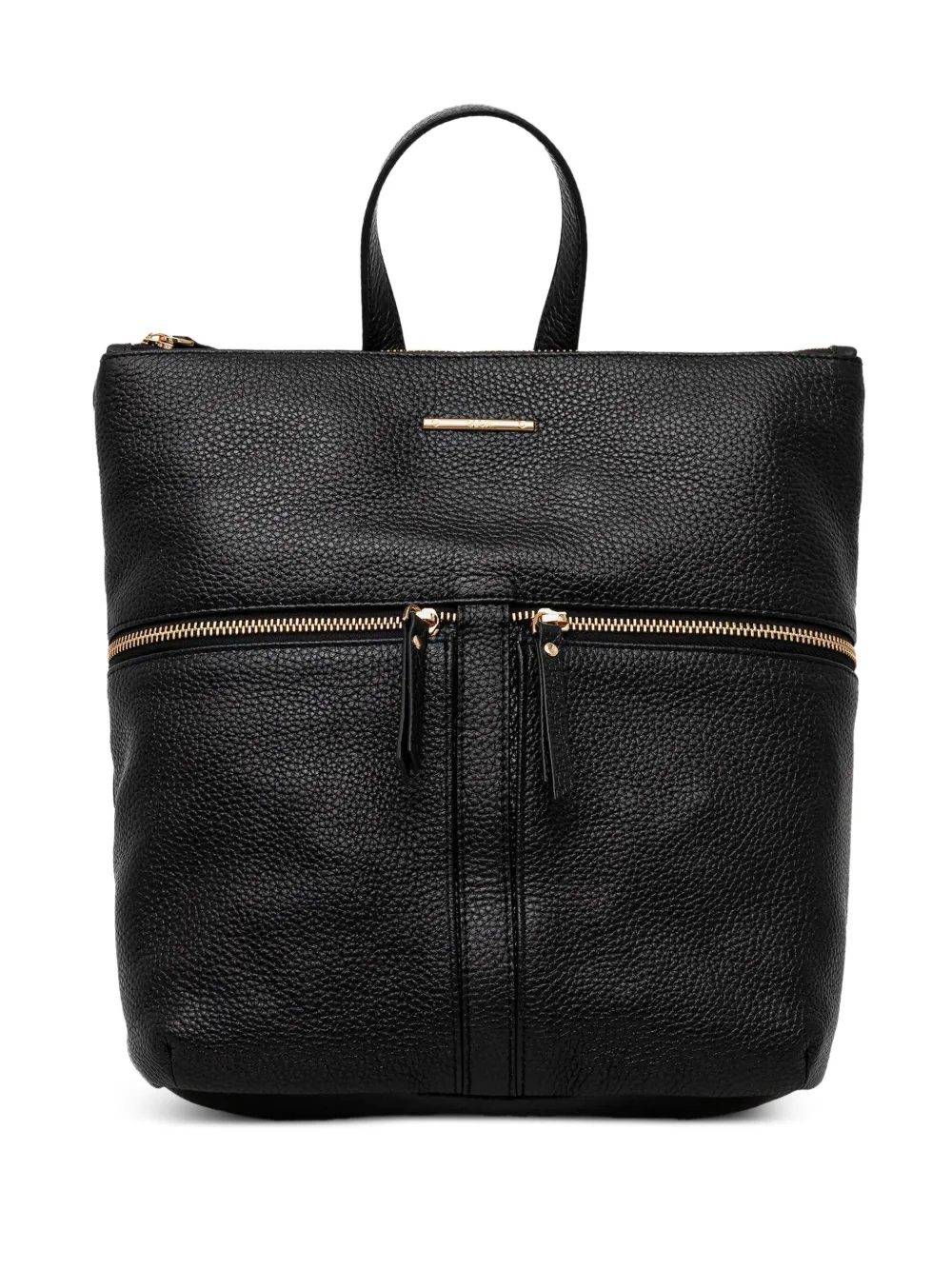 Geox top-zip logo-detail backpack - Nero