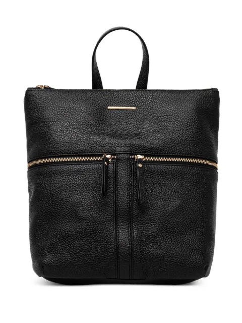Geox top-zip logo-detail backpack