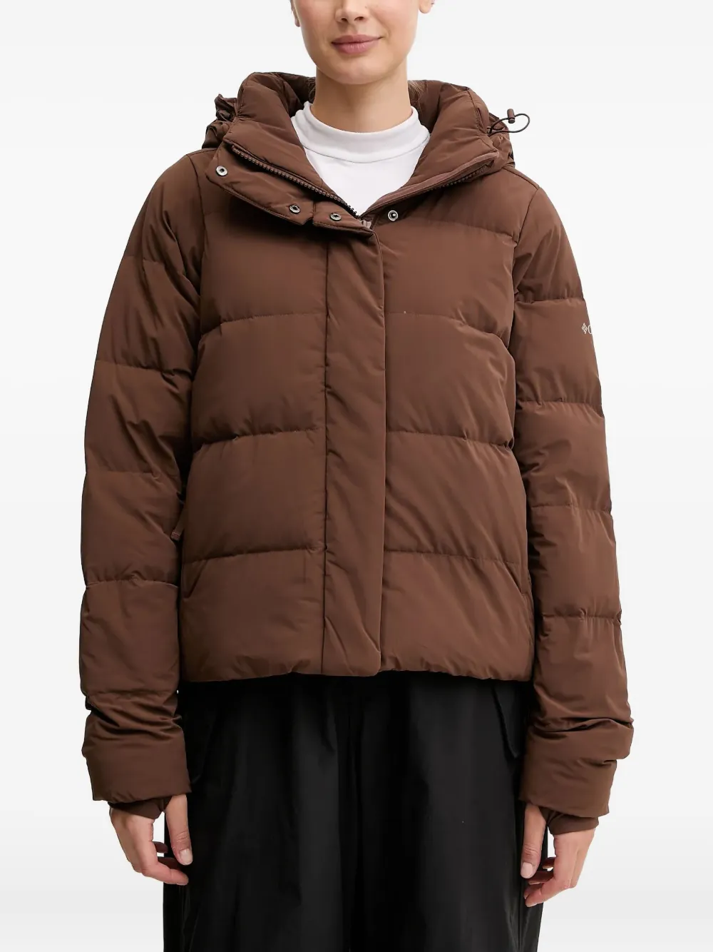 Columbia Amaze Puff & trade; フーデッドジャケット - ブラウン Columbia Amaze Puff & trade; フーデッドジャケット - ブラウン