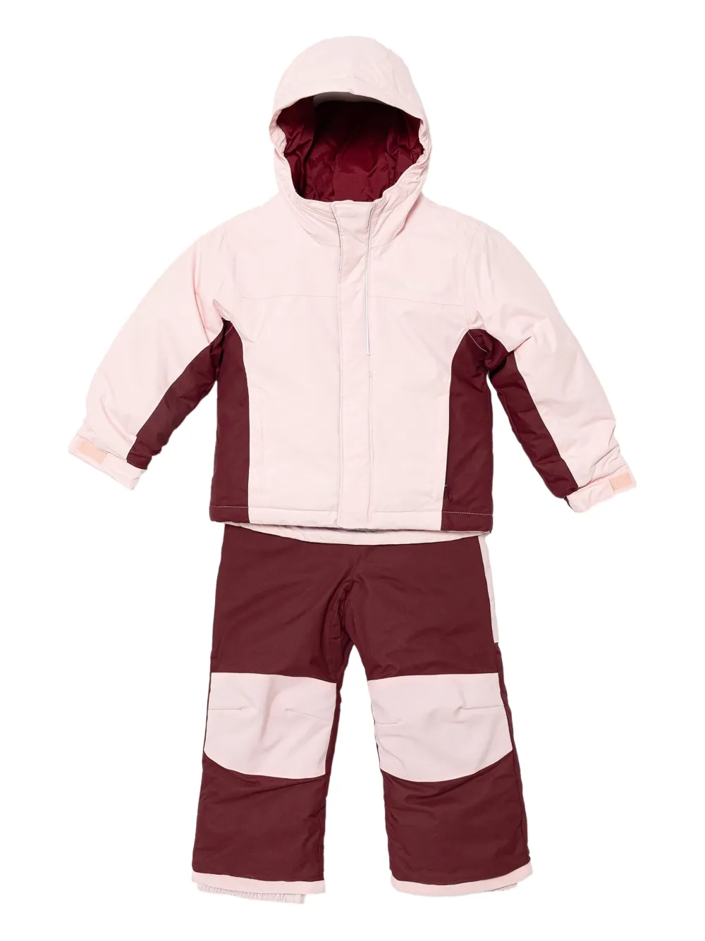 Columbia Buga™ hooded colour-block ski jacket set (set of two) | Red | Image 1