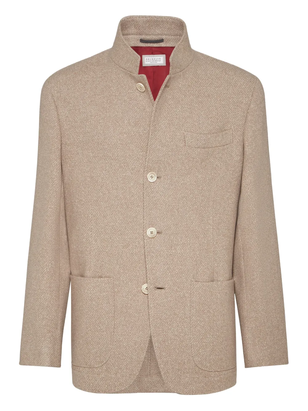 Brunello Cucinelli blazer con cuello alzado | neutro | Image 1
