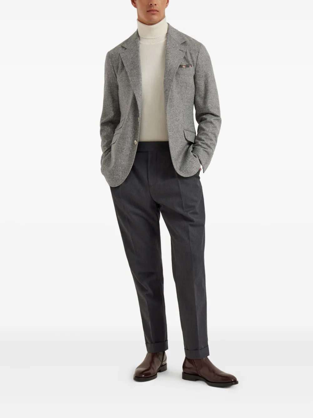 Brunello Cucinelli blazer con efecto fruncido | Blazers | Image 2