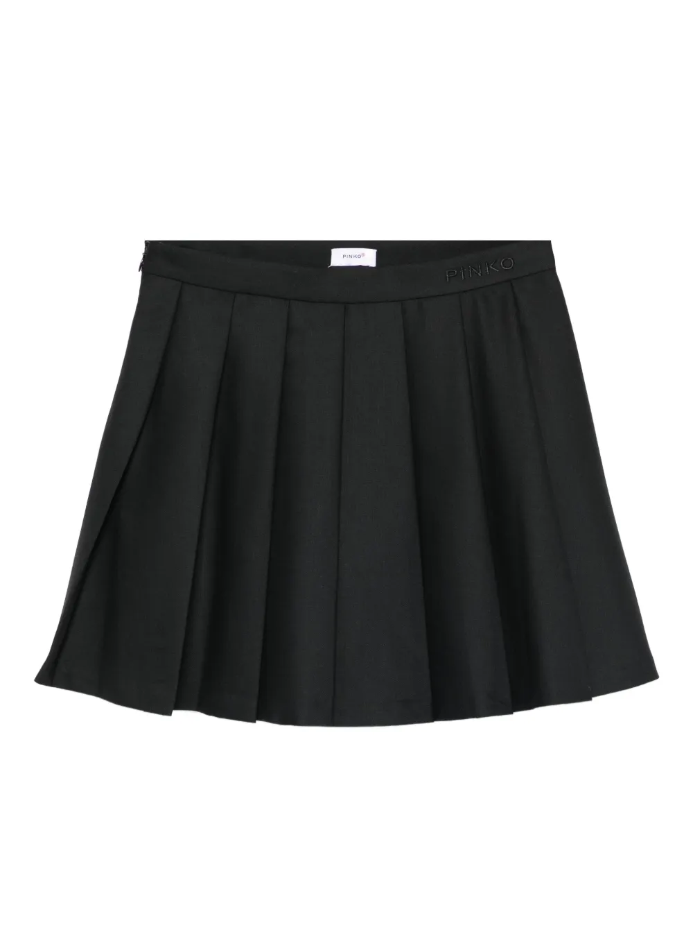 Pinko Kids pleated mini skirt - Nero