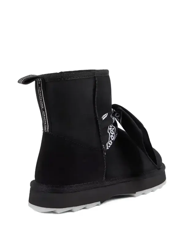 EMU AUSTRALIA Sharky bandana-detail Boots | Black | FARFETCH ZA