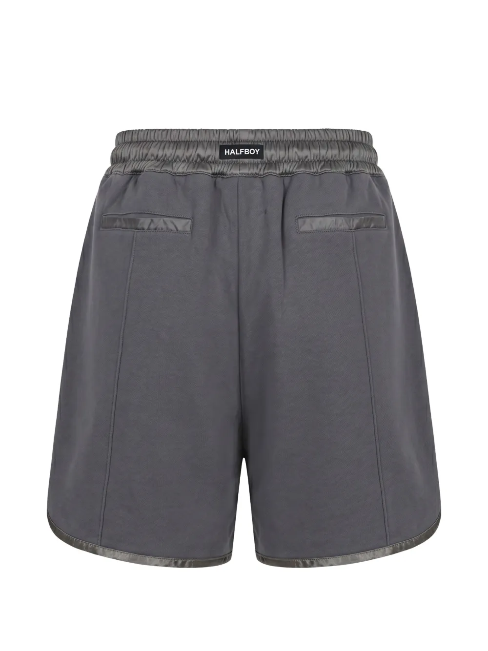 Halfboy Shorts met trekkoordtaille Grijs