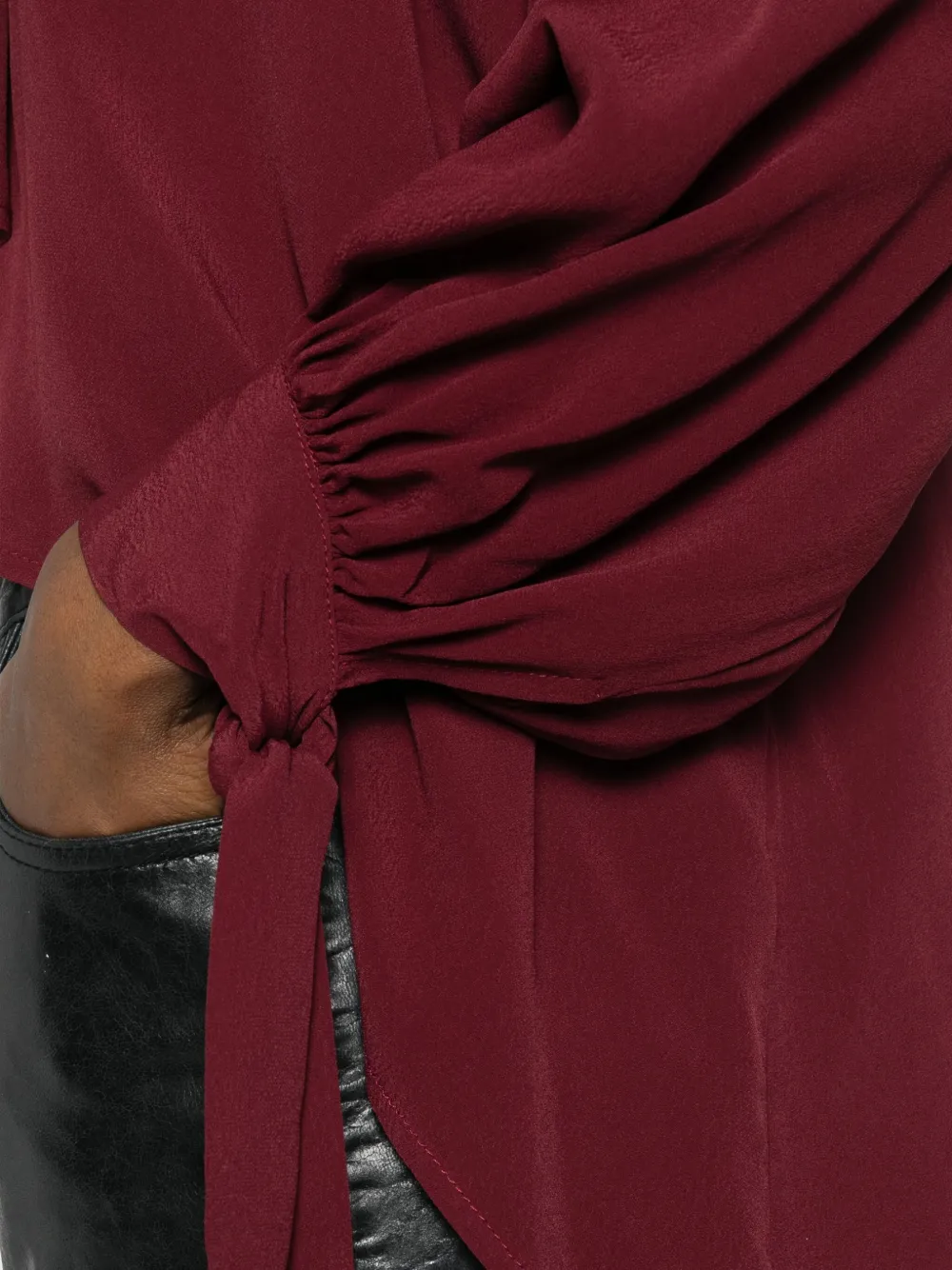Dixie Cotton Blouse In Red