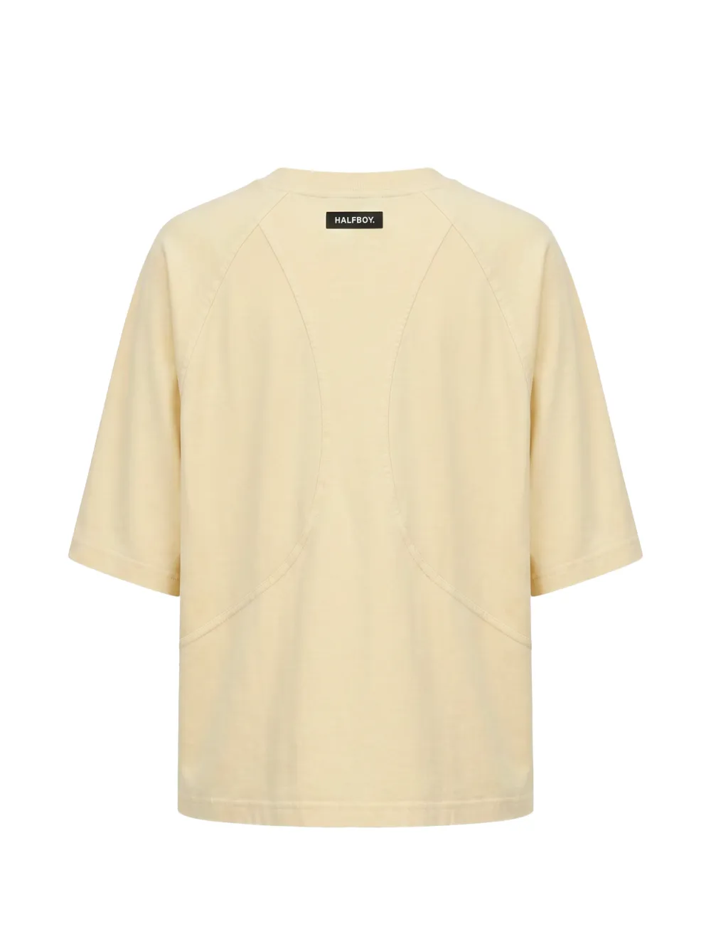 Halfboy Short-sleeve Crew Neck T-shirt in Neutrals, view 2