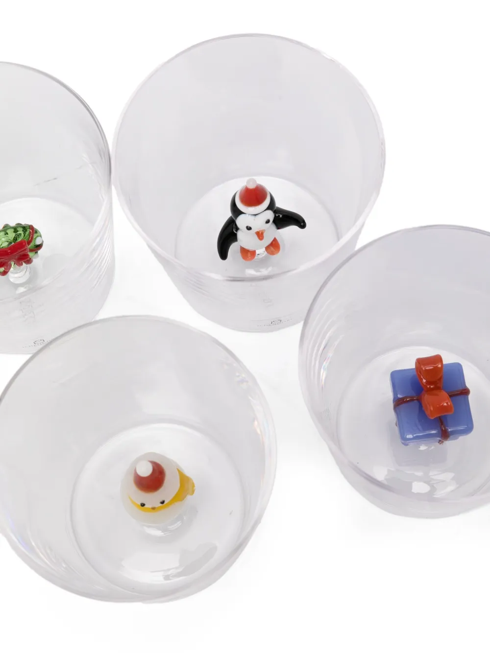 Ichendorf Milano Christmas Tales Tumbler Glasses (set Of 6) In White