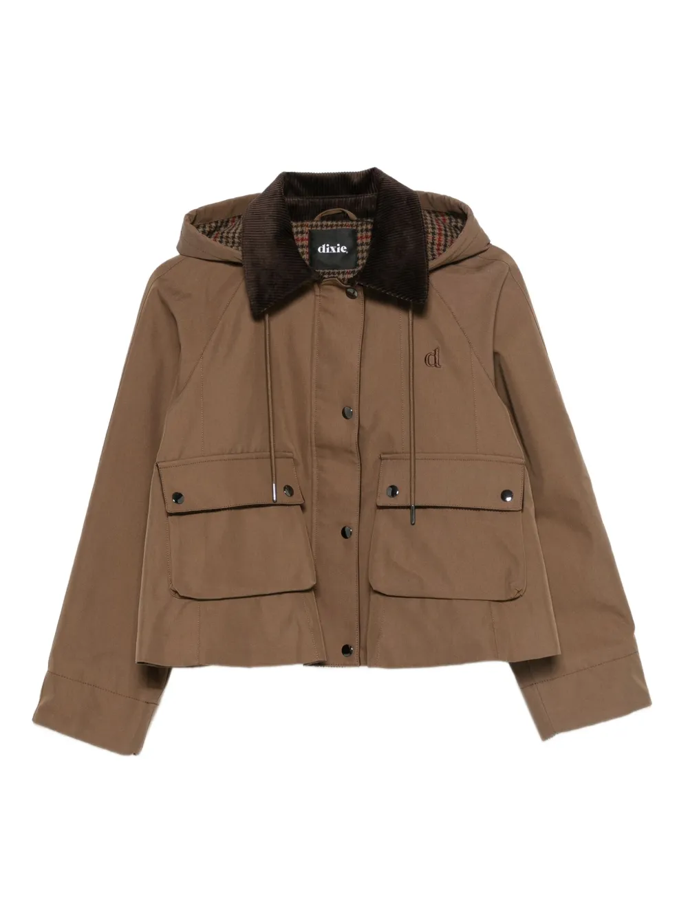 DIXIE corduroy-collar jacket | Brown | Image 1
