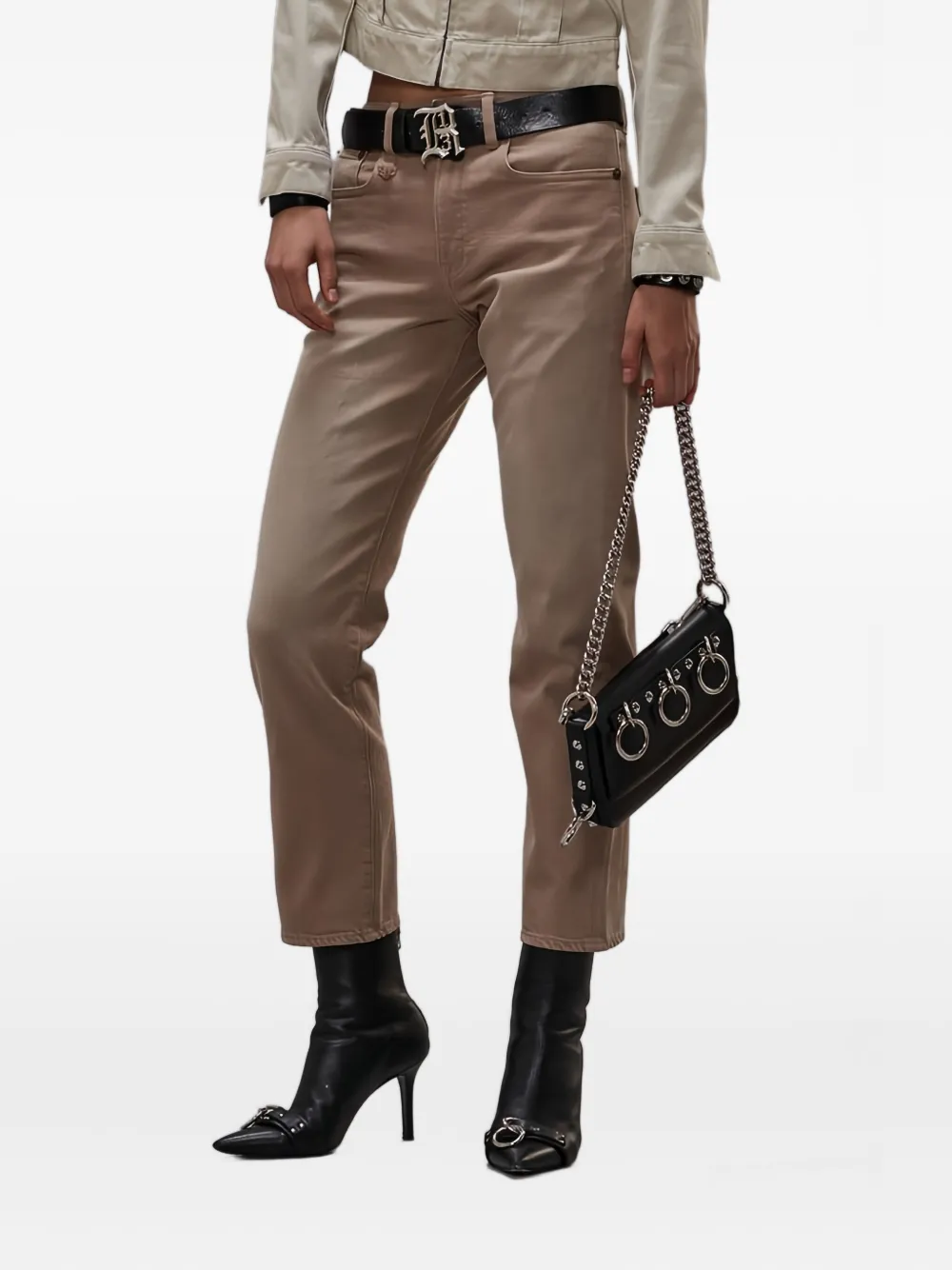 R13 Romeo five-pocket jeans - Marrone