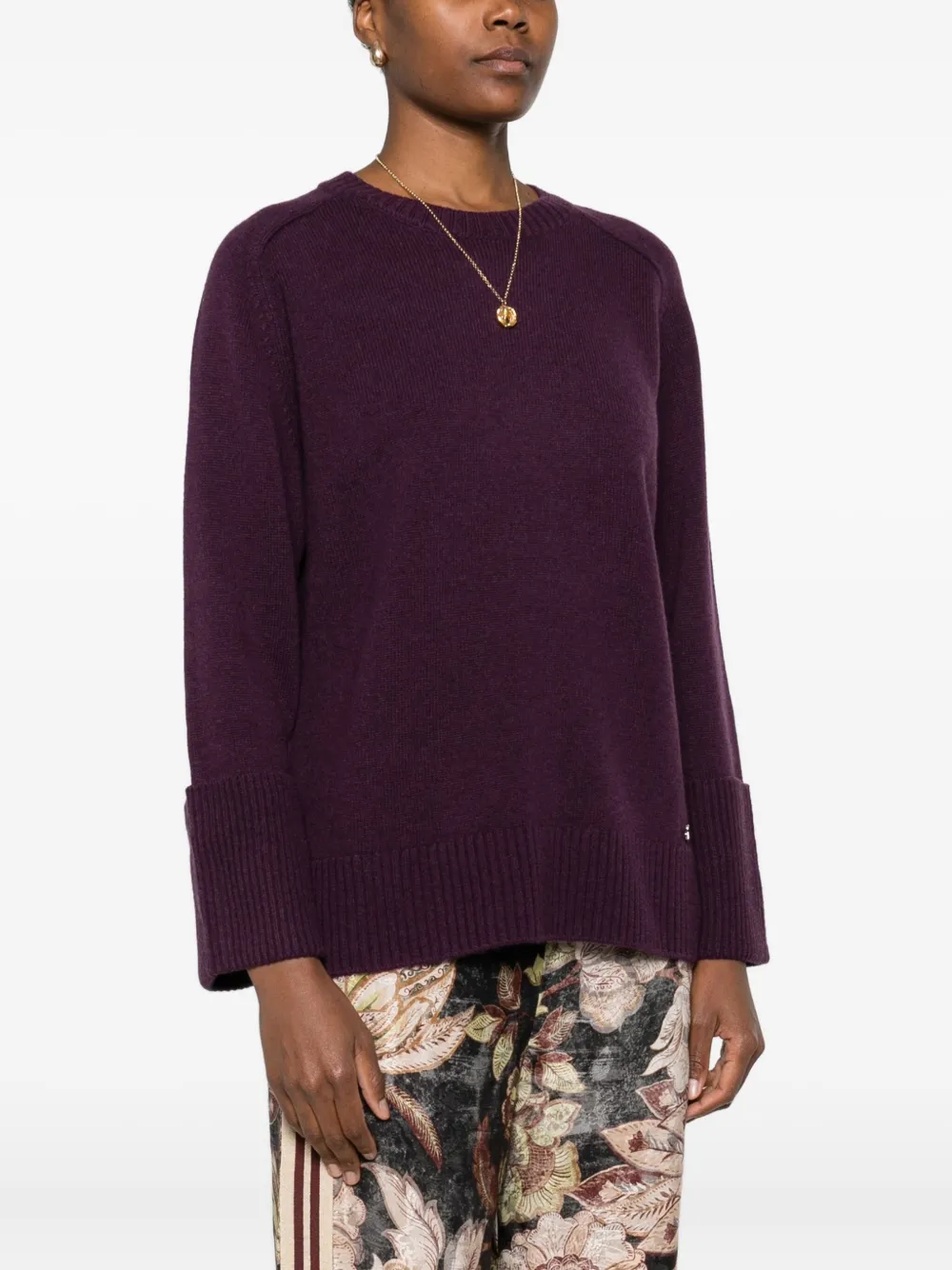 Dixie Crew-neck Sweater In Red