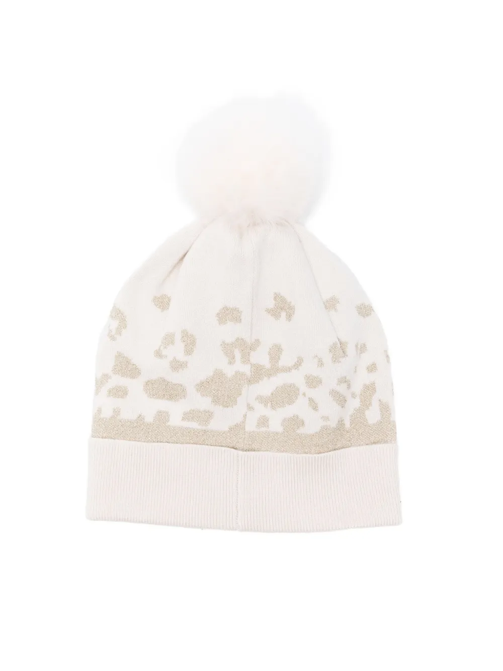 LIU JO pompom beanie - Wit