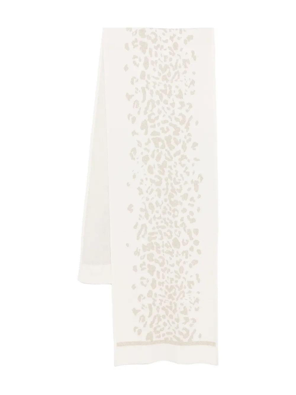 LIU JO animal-pattern scarf | White | Image 1