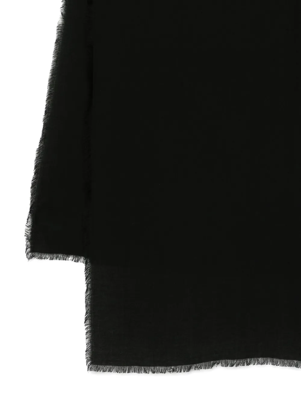 Emporio Armani Sjaal met logo - Zwart