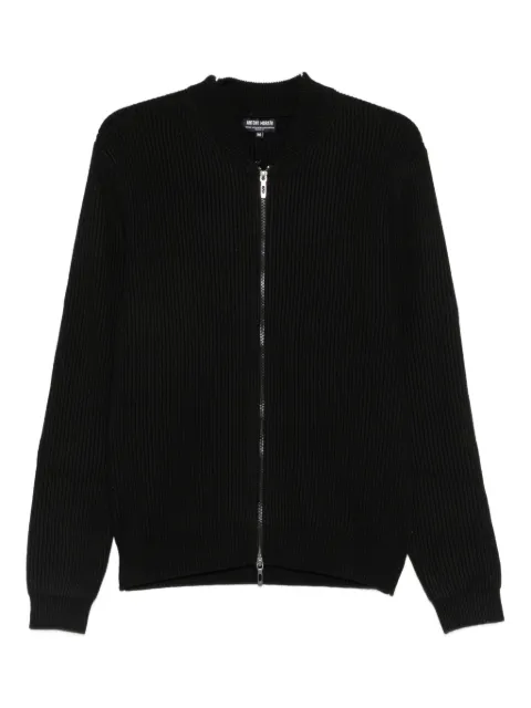 Antony Morato zip-up ribbed-knit cardigan