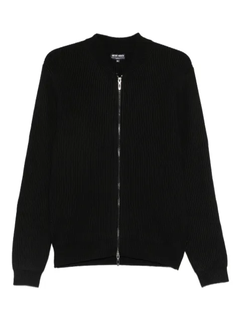 Antony Morato zip-up ribbed-knit cardigan