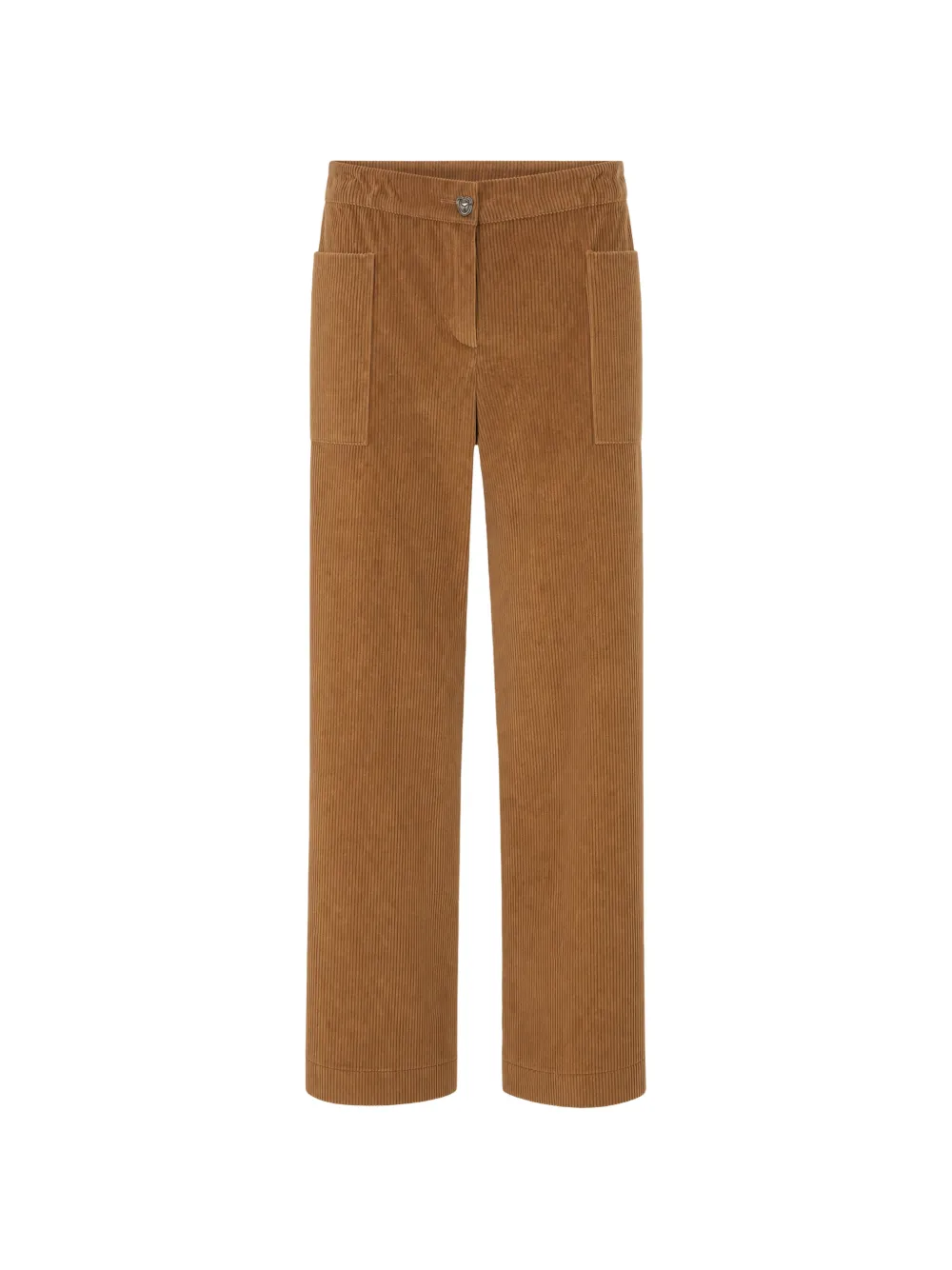 Kristina Ti corduroy patch-pocket trousers - Braun
