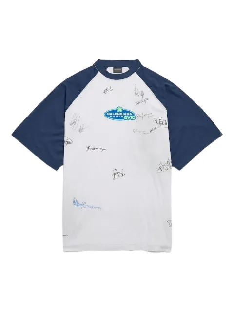 Balenciaga Banana T-Shirt mit Raglanärmel