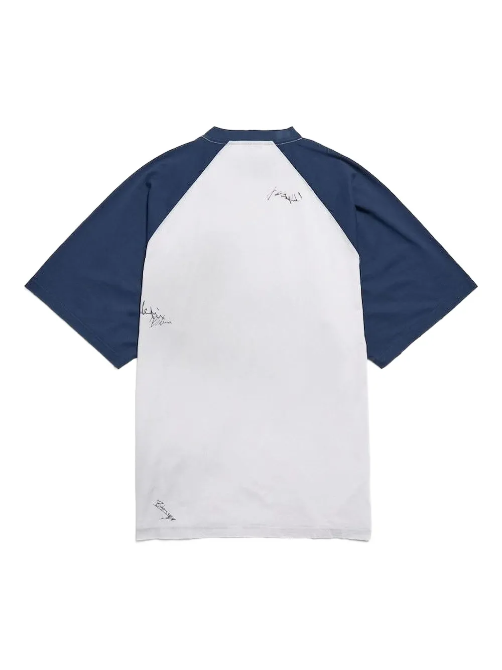 Balenciaga Banana T-shirt met raglan mouwen - Wit