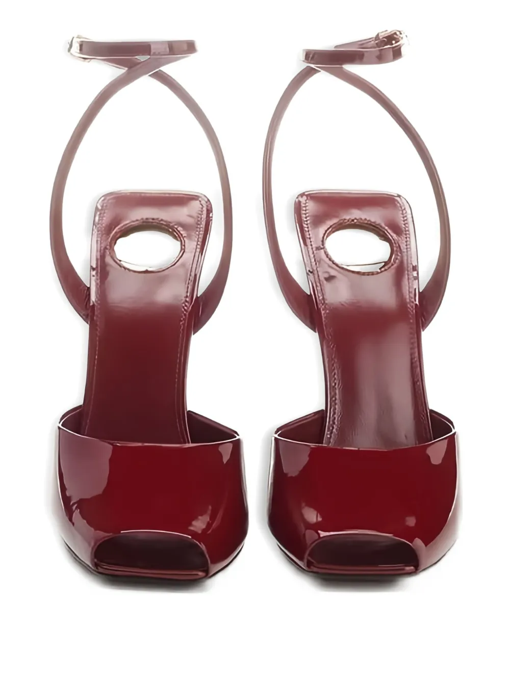 Saint Laurent 110mm La Scandale Pumps In Red