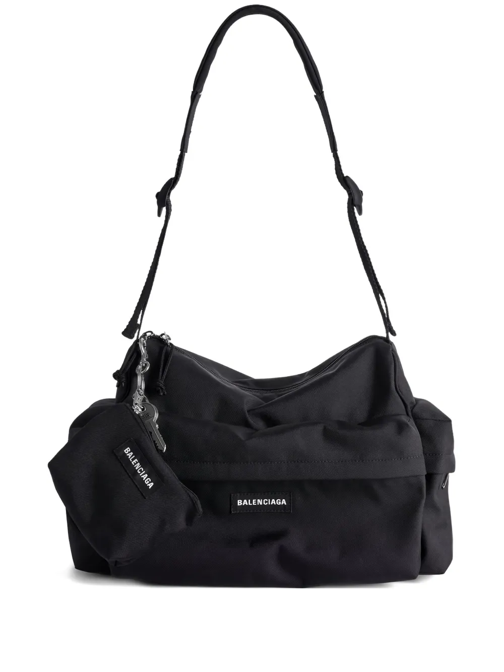 Balenciaga Buidel met rits Zwart