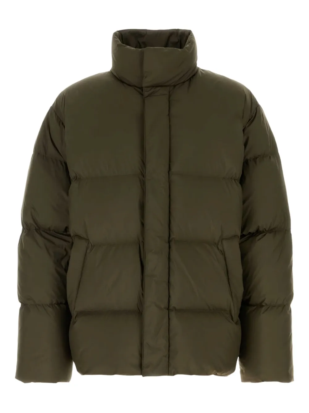 Saint Laurent high-neck puffer coat | Green | Image 1