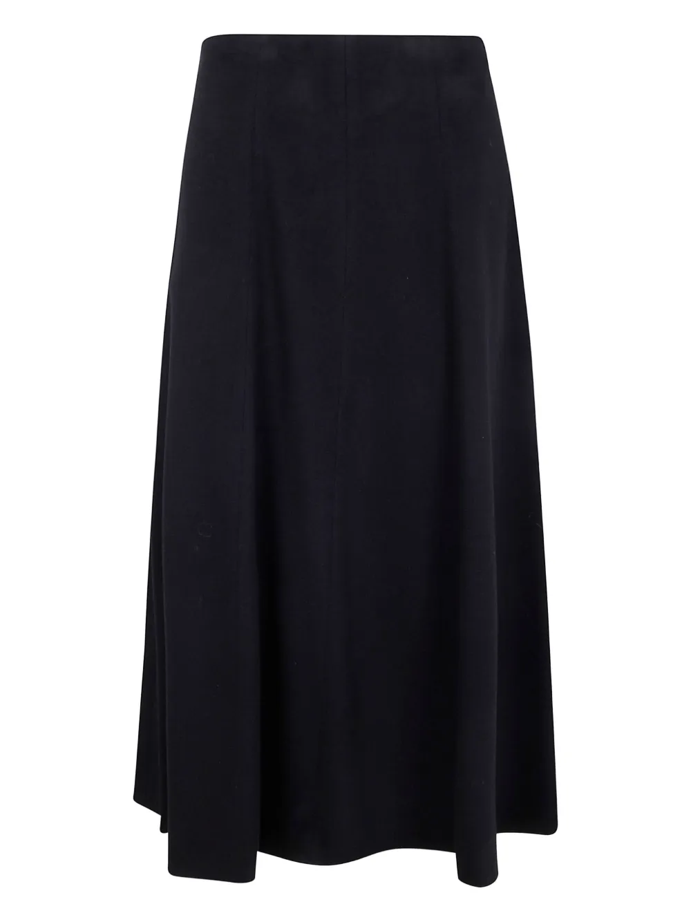 Max Mara Zip-fastening Midi Skirt In Black