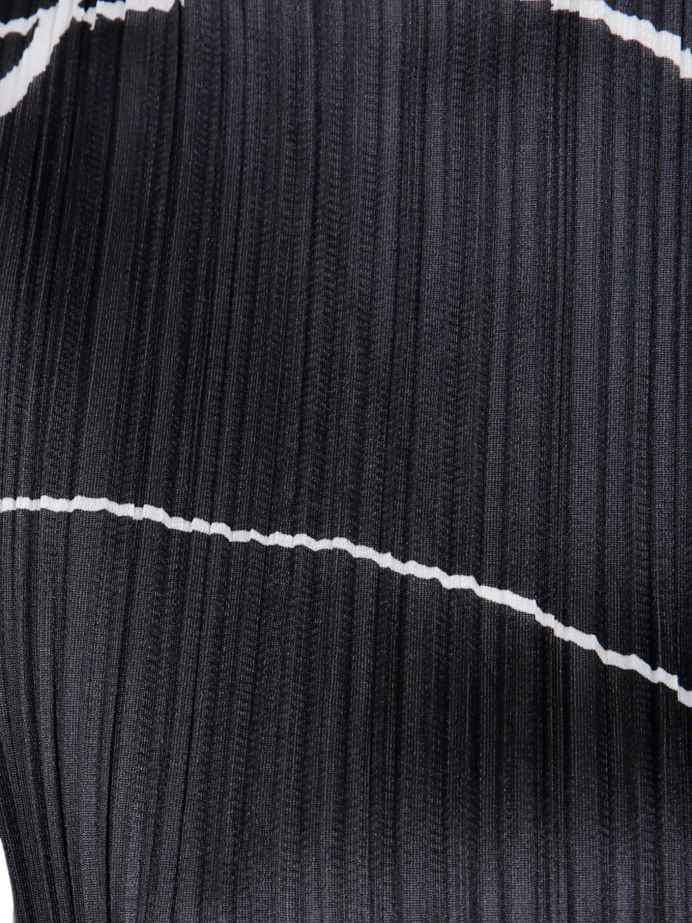 Pleats Please Issey Miyake Top met col Zwart