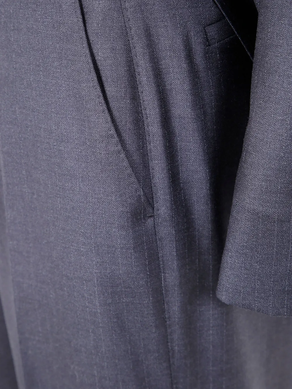 Tagliatore Tailored Dress With Long Sleeves And Pockets In Gray