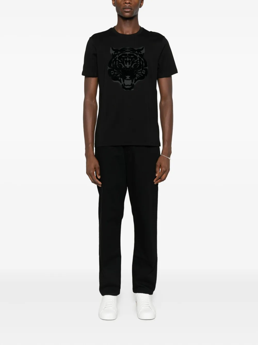 Antony Morato tiger-print T-shirt - Zwart