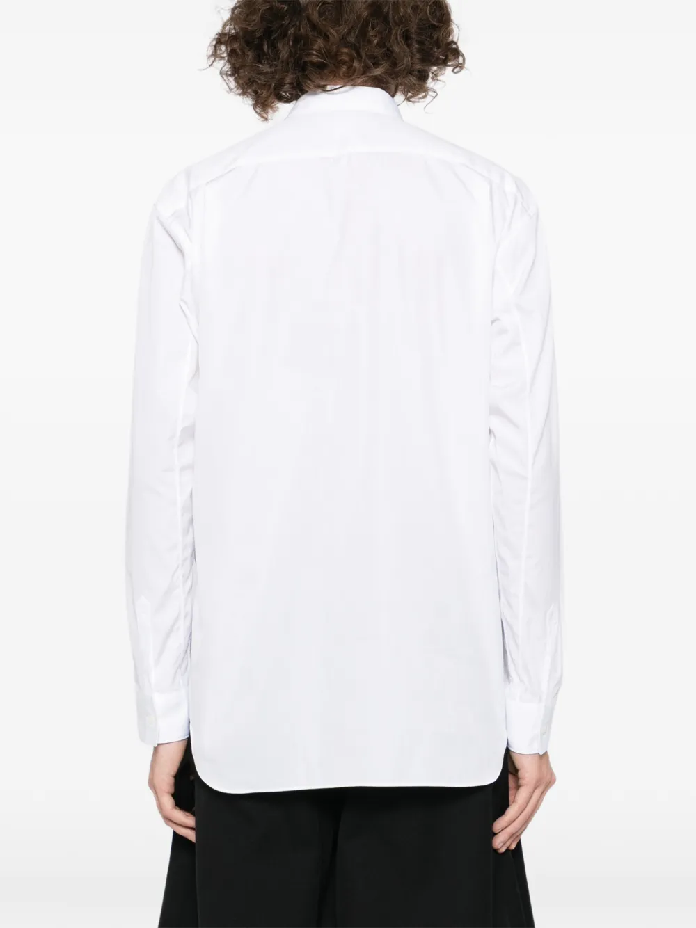 Comme Des Garçons Shirt Overhemd met grafische patch Wit