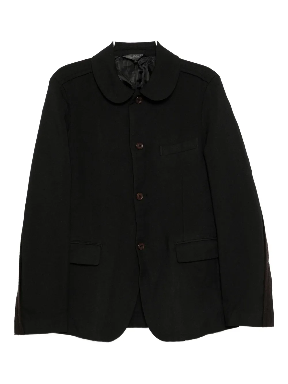 Black Comme Des Garçons Single-breasted Jacket In Black