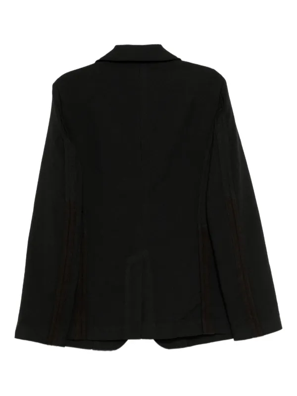 Black Comme Des Garçons シングルジャケット | ブラック | FARFETCH JP