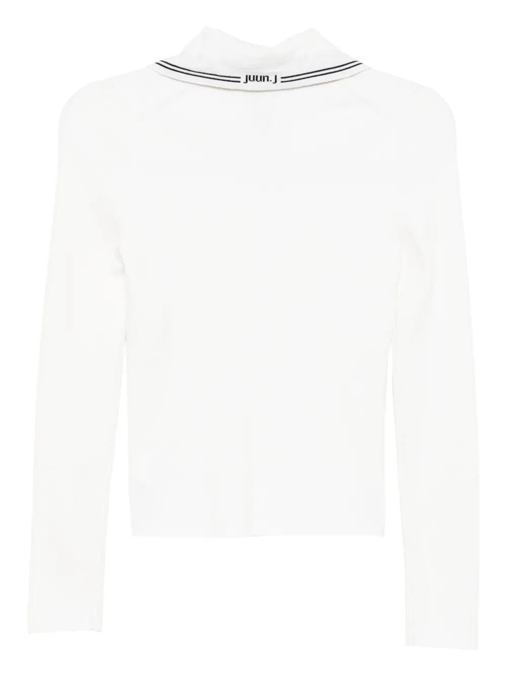 Juun.J playera tipo polo tejida con cierre | Playeras tipo polo | Image 2