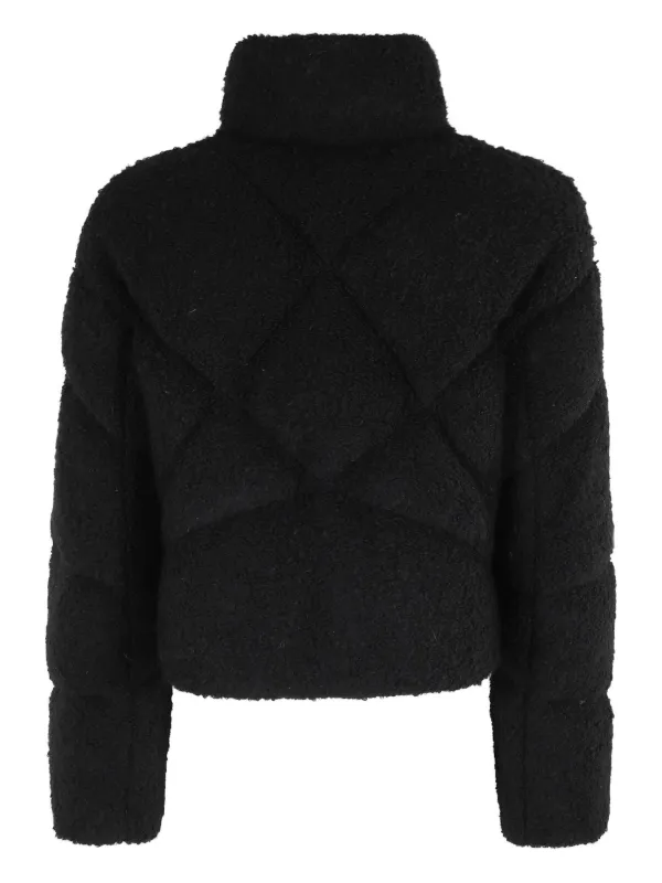 Khrisjoy Bouclé Bomber Jacket Black FARFETCH AU