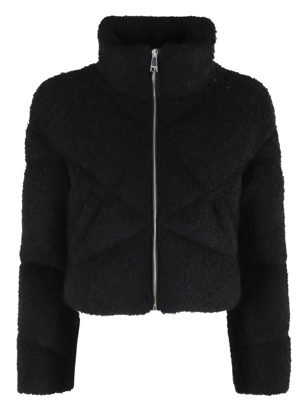 Khrisjoy Daisy Short Jacket In Boucle In Black