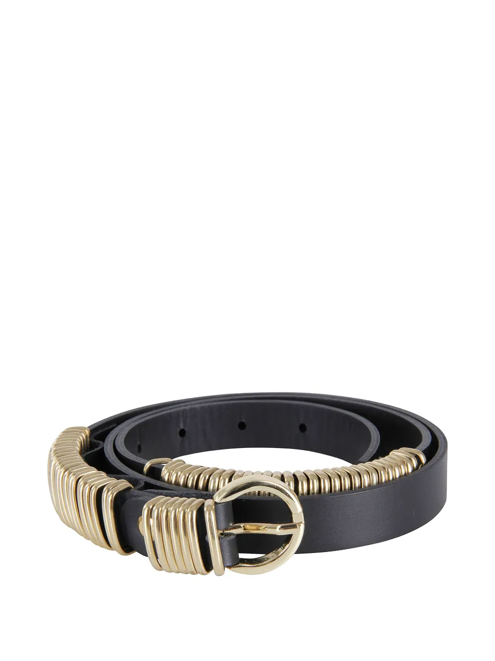 Federica Tosi Riem verfraaid met schakels - Zwart