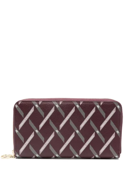Armani Exchange cartera con logo estampado